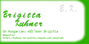 brigitta kuhner business card